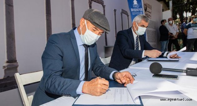 12 milyon liralık kazı desteği verilen Smyrna Agorası için protokol