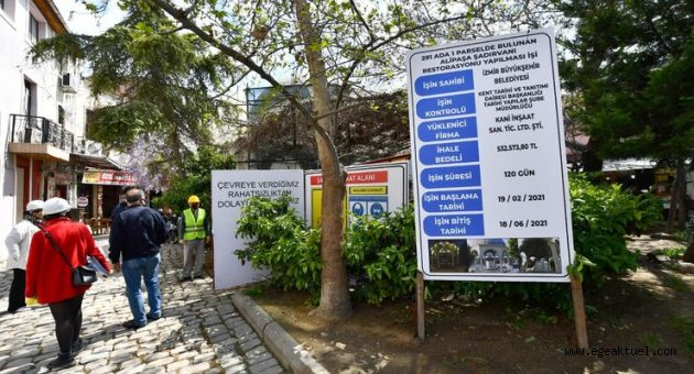 193 yıllık Ali Paşa Şadırvanı restore ediliyor