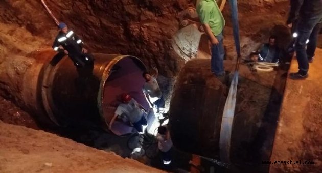 2.20’lik boru değişti, kesinti bitiyor