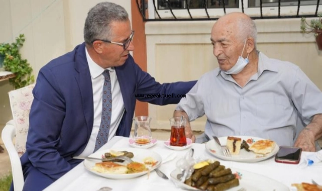 Başkan Arda alzheimer ve demans hastalarını ziyaret etti