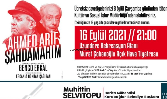 Genco Erkal Karabağlar'da