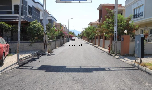 Gümüldür’ün Yolları Asfaltlanıyor