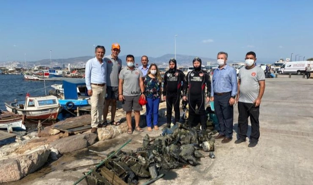 İnciraltı'nda temizlik seferberliği