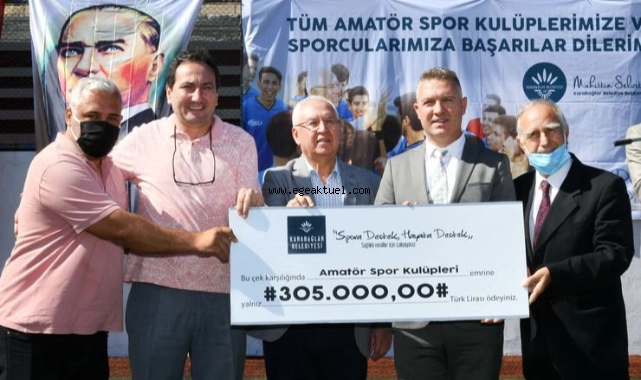 Karabağlar'da amatör spor kulüplerine coşkulu açılış
