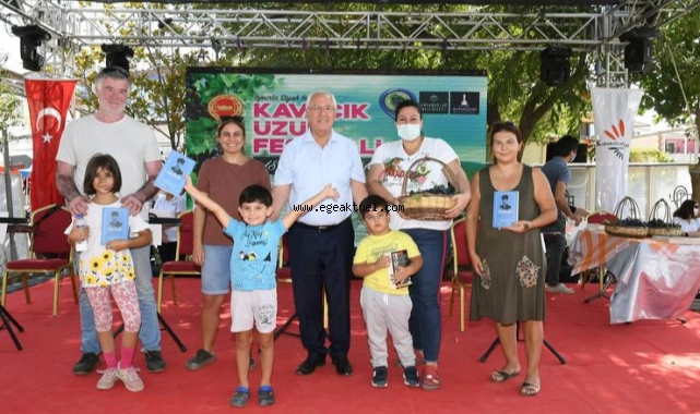 Kavacık Üzüm Festivali'ne yoğun ilgi