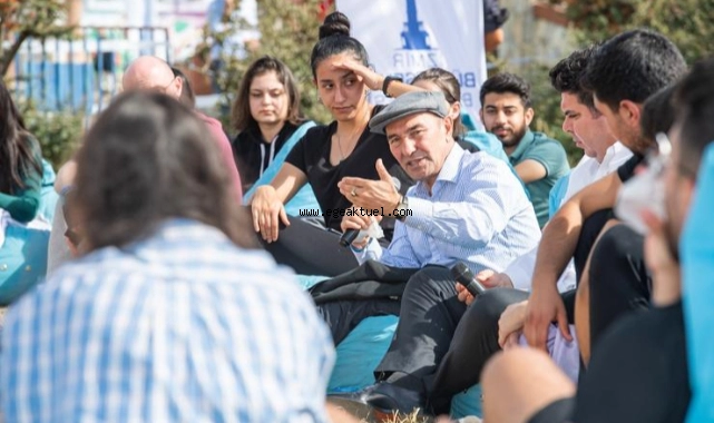 Başkan Soyer gençlerle iklim krizini konuştu
