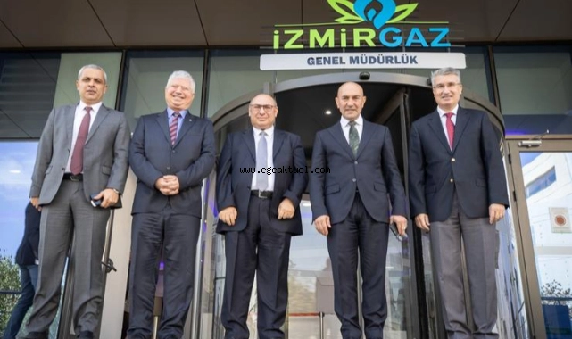 Başkan Soyer İZMİRGAZ Genel Müdürü Yetik'i ziyaret etti
