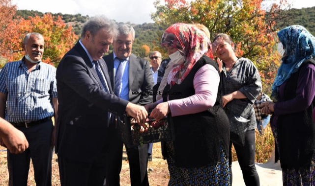 Bornova’da kadın çiftçiler unutulmadı