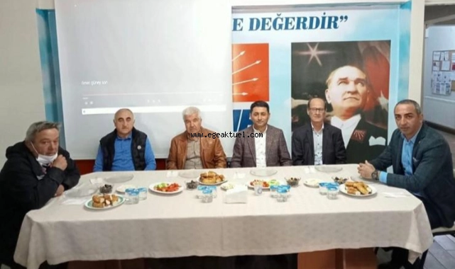 CHP'li Ömer Güney önceki dönem ilçe başkanlarıyla bir araya geldi