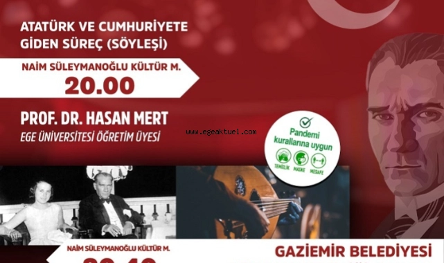 Gaziemir’de 5 günlük Cumhuriyet Bayramı kutlaması
