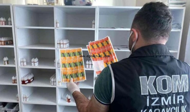 İzmir'de elektronik sigara ve likitine yönelik operasyon