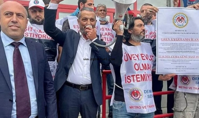 İzmir'de metro ve tramvay çalışanları, uzlaşılmazsa 22 Ekim'de greve çıkacak