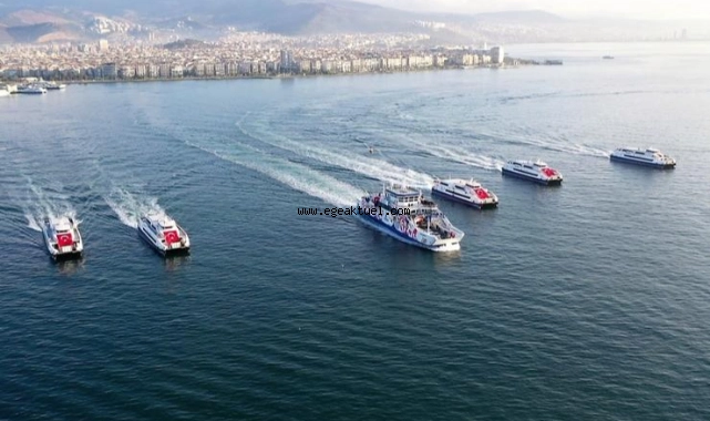 İzmir trafiğinde deniz ferahlığı