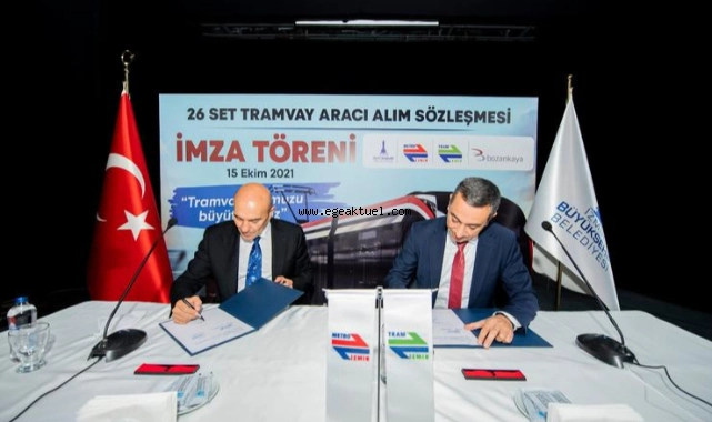 İzmir Tramvayı için dev imza