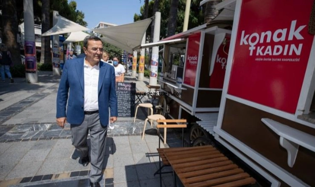 Konak’ta Kadınlar hem üretiyor hem kazanıyor