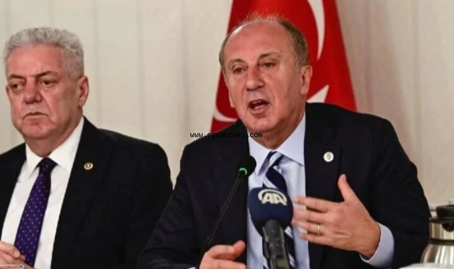 Muharrem İnce’den ittifak açıklaması