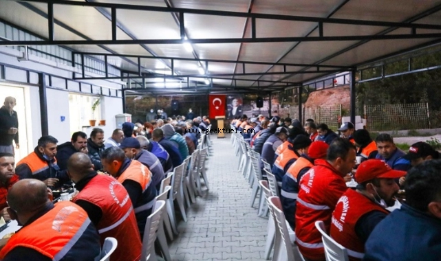 Başkan Sandal, İşçilere Seslendi: “Biz Bir Aileyiz Ve Her Zaman Yanınızdayız”