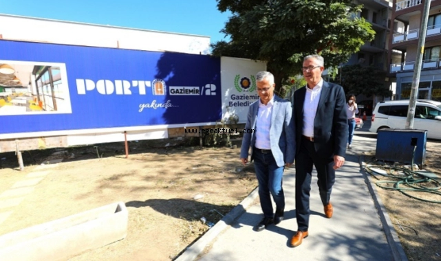 Gaziemir’de kamusal alanlar genişliyor