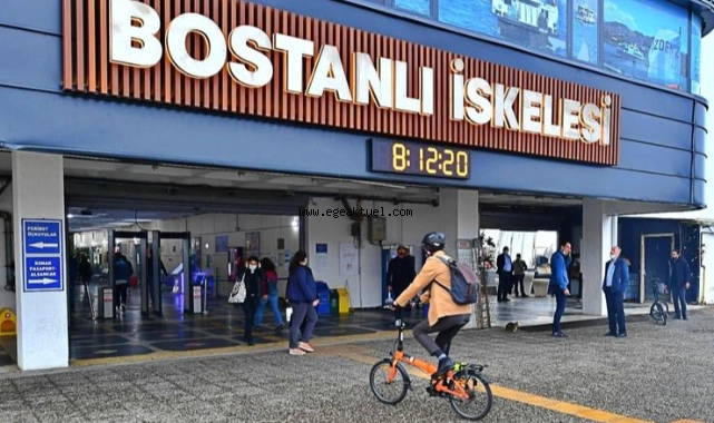 İzmir’de bisikletle vapura binmek 5 kuruş!