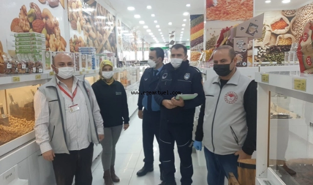 Bayraklı zabıtasından yılbaşı denetimi
