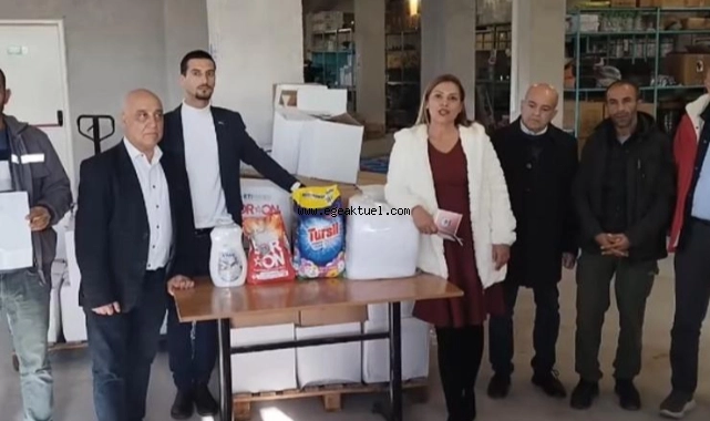 Bornova Belediyesi işçilerine hijyen paketi!