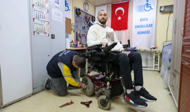 Buca’nın “Engelsiz Tamir İstasyonu” sınır tanımıyor