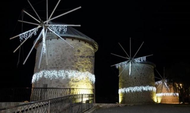 Çeşme yeni yılda ışıl ışıl