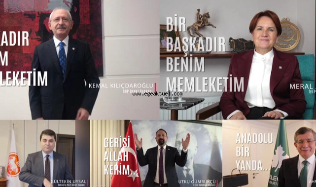 Muhalefet liderleri işaret diliyle “Memleketim” dedi