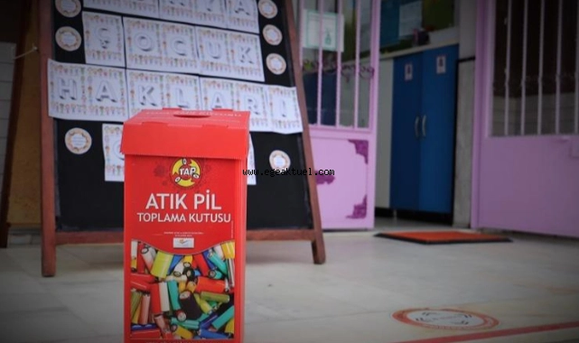 Ödemiş’te 2021’de 996 kilo atık pil toplandı 
