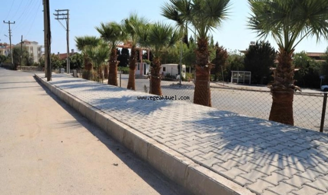 Özdere Yeni  Kaldırımlara Kavuştu