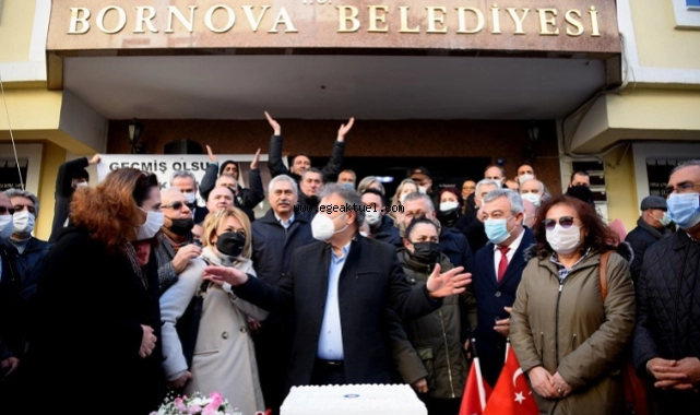 Başkan Mustafa İduğ’a coşkulu karşılama