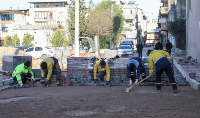 Buca sokaklarında kış mesaisi