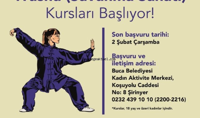 Bucalı kadınlar savunma sanatı öğrenecek