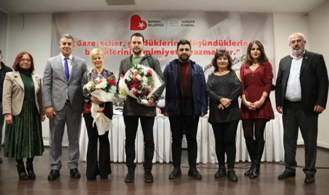 Gazetecilerin sorunları Bayraklı’da konuşuldu