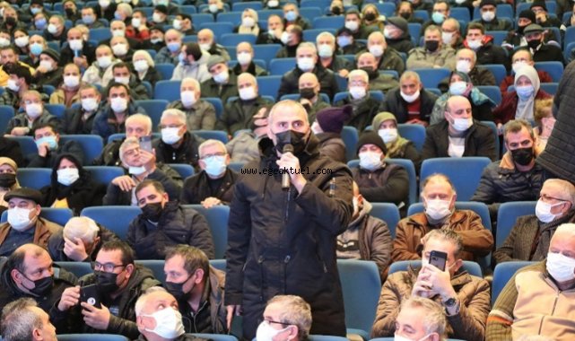 Sandal “Müteahhitin değil, halkın başkanıyım”
