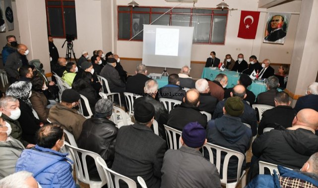 Selvitopu, Şehitler ve Metin Oktay Mahalleri bilgilendirme toplantısında konuştu