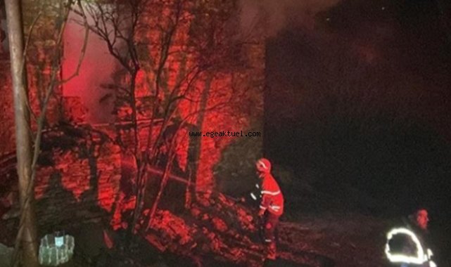  94 yaşındaki kadın yanarak öldü