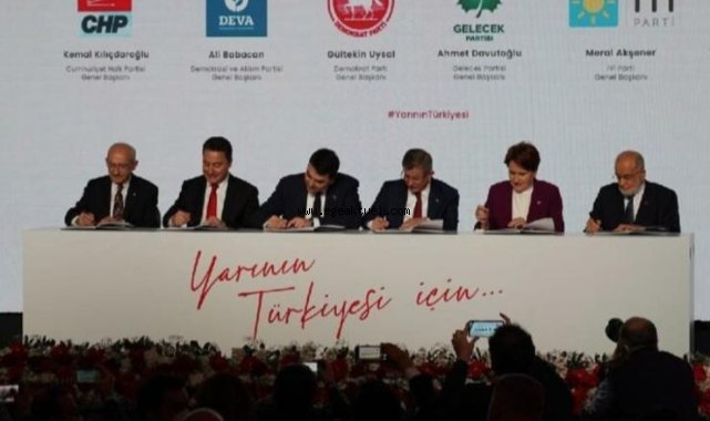 Altı muhalefet lideri bir arada