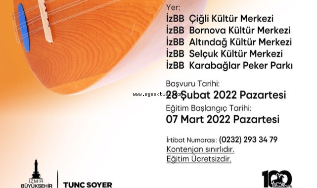 Bağlama eğitimi için beş yeni merkez