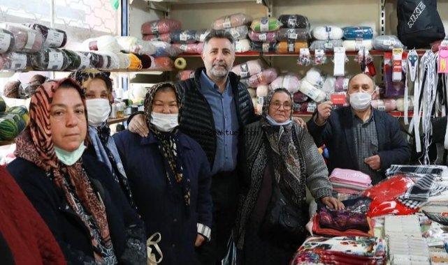 Başkan Sandal esnaf turunda: “Sabredin, aydınlık günler yakın”