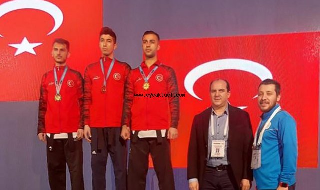 Bayraklı tekvandoda başarıya doymuyor