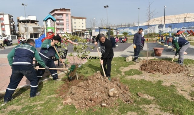 Bornova Belediyesi'nden bahar hazırlığı