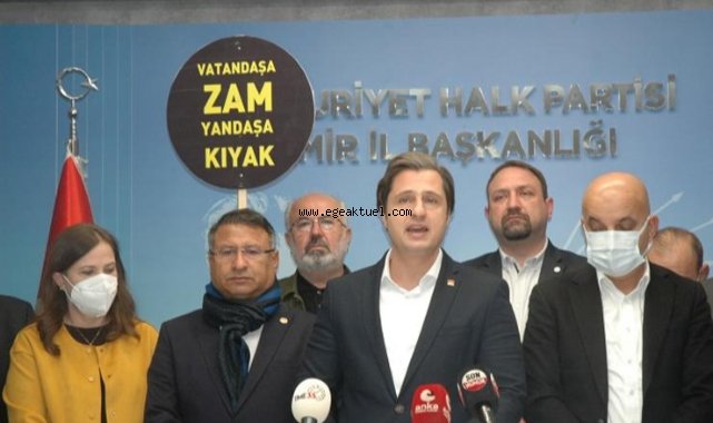 CHP İzmir'den elektrik faturalarına tepki