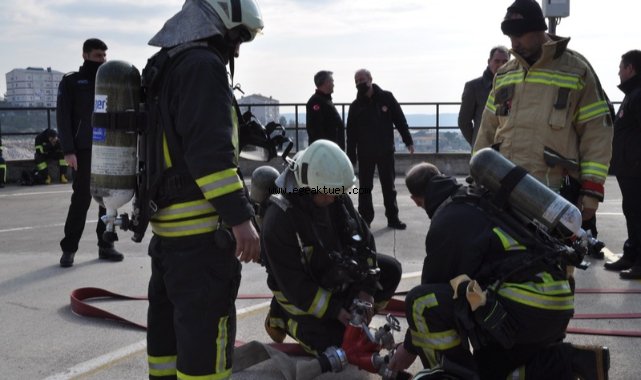İzmir İtfaiyesi'nden Muğla İtfaiyesi’ne eğitim