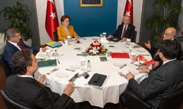  6 muhalefet partisi uzlaştı!