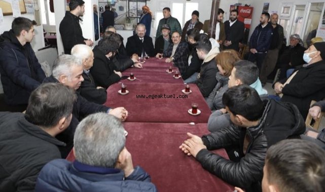 AK Parti tam kadro Menemen’in köylerinde