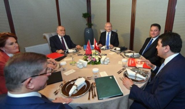 Altı muhalefet lideri ikinci kez buluşuyor