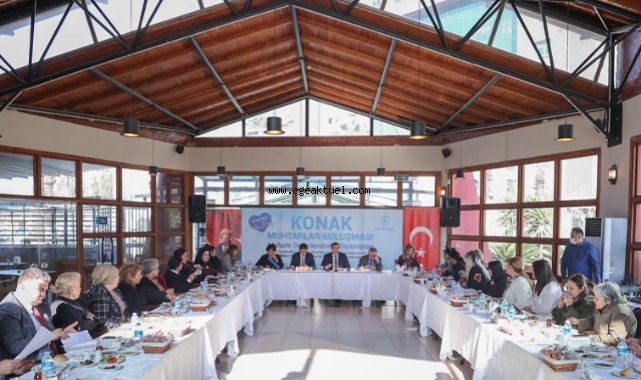 Başkan Batur Kadın Muhtarlarla bir araya geldi
