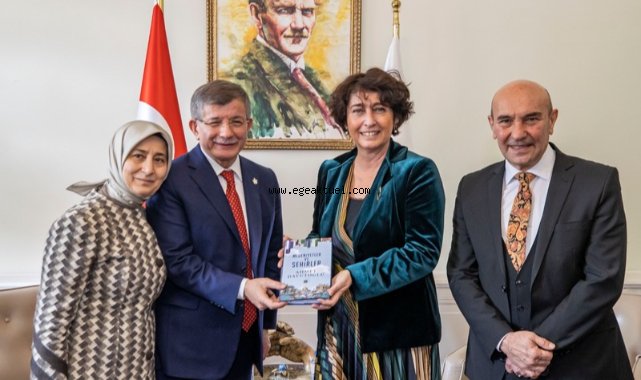 Başkan Soyer Gelecek Partisi Lideri Davutoğlu’nu ağırladı