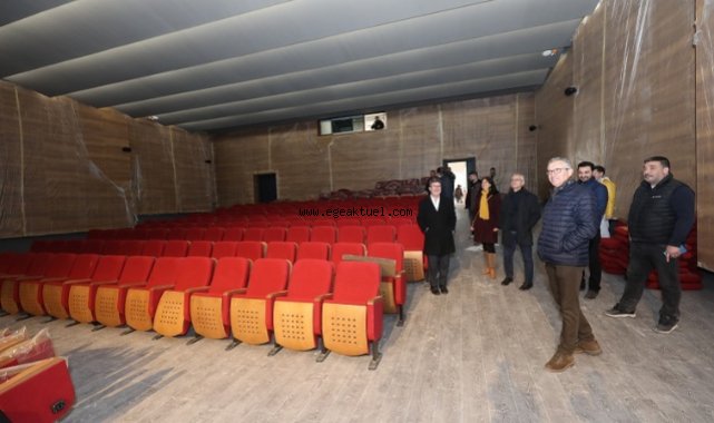 Gaziemir AKM’nin tadilatında sona doğru